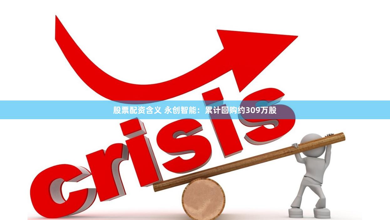 股票配资含义 永创智能：累计回购约309万股