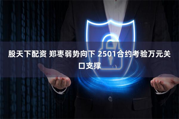 股天下配资 郑枣弱势向下 2501合约考验万元关口支撑